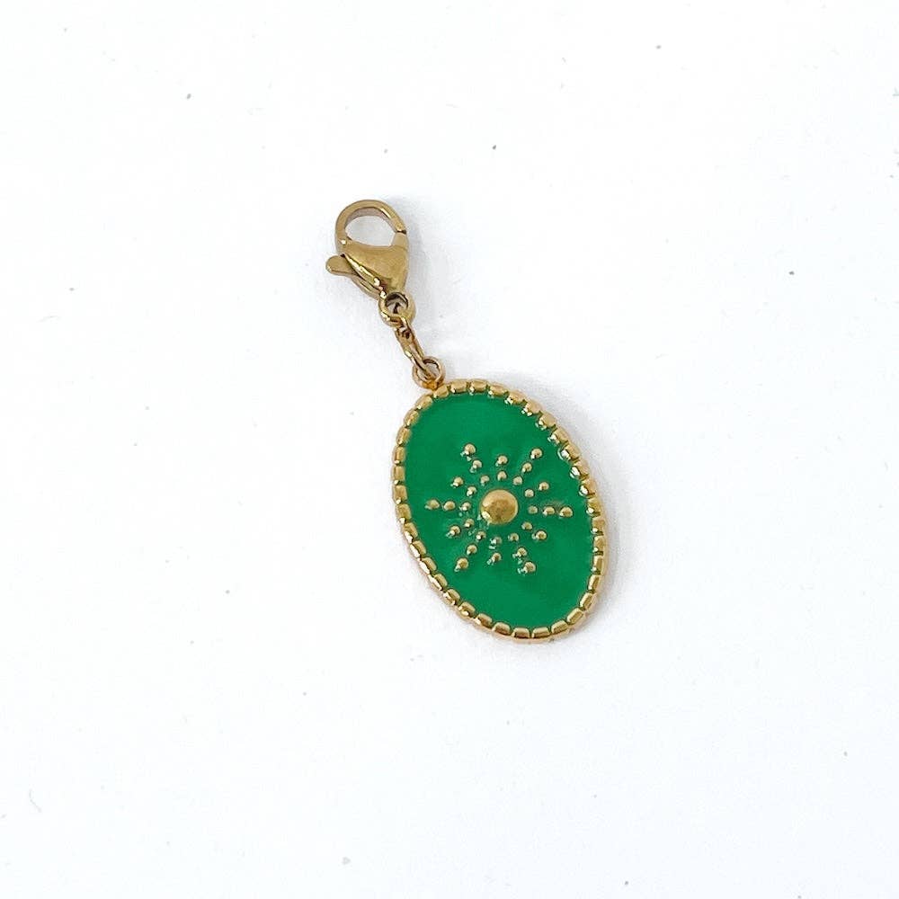 Enamel Colored Charm Bar Chanelle Charms - WATERPROOF