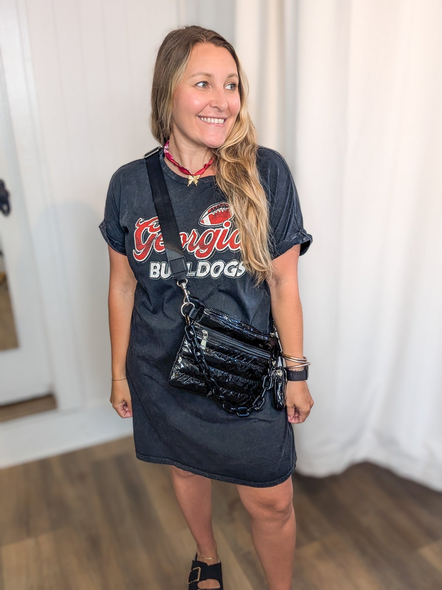 *FINAL SALE* Nova Nylon Chain Crossbody Bag