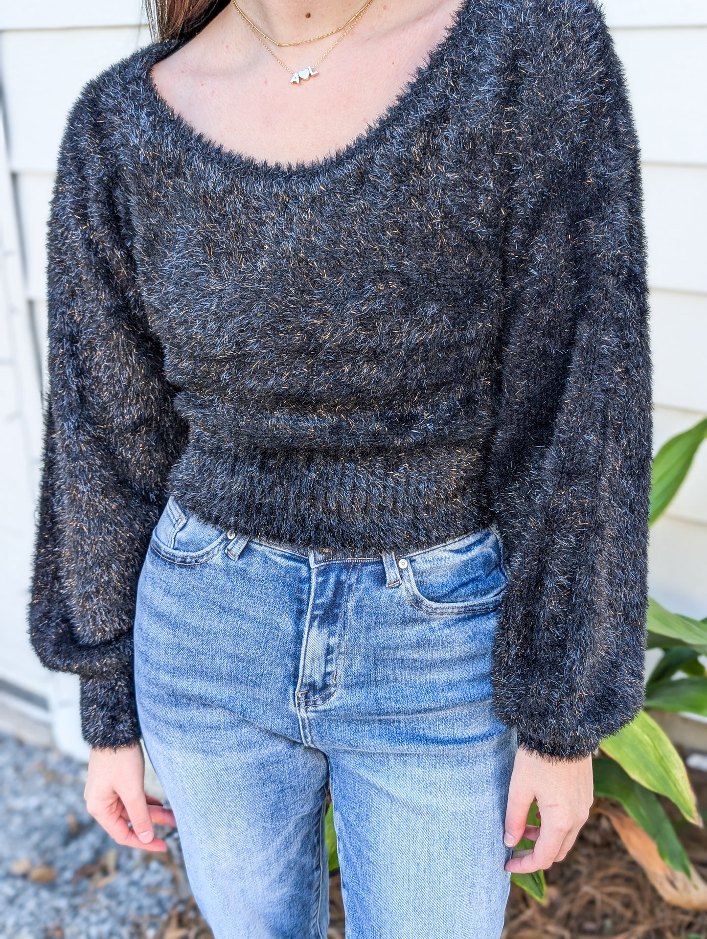 *FINAL SALE* Knit Sweater Off The Shoulder Pullover Top