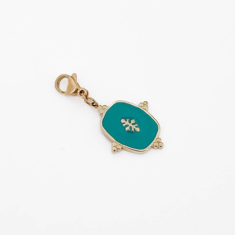 Enamel Colored Charm Bar Chanelle Charms - WATERPROOF