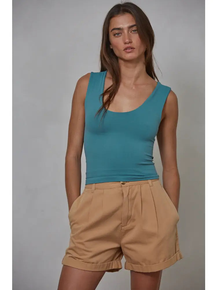 Double Layer Seamless Everyday Essential Tank