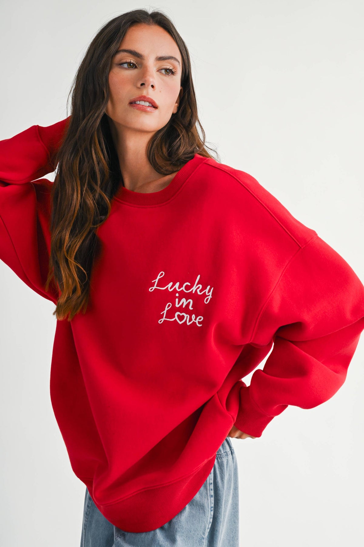 9134GK Modern Vintage Graphic Fleece Pullover