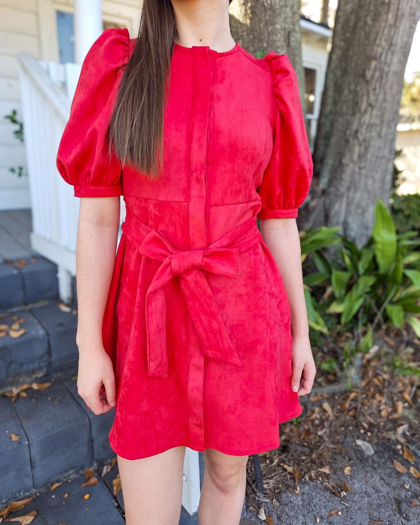 Aegean Flame Shirt Dress
