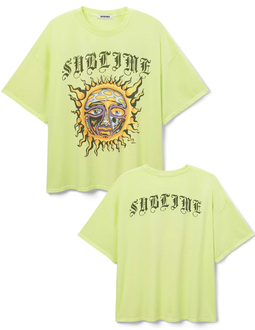 Sublime Lime Green Graphic Tee