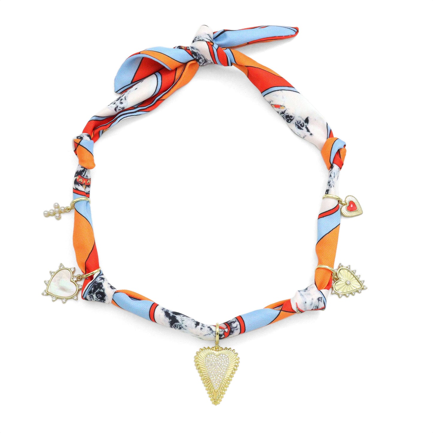 Mixed Detachable Center Pendant for Scarf & Charm Bar Necklace