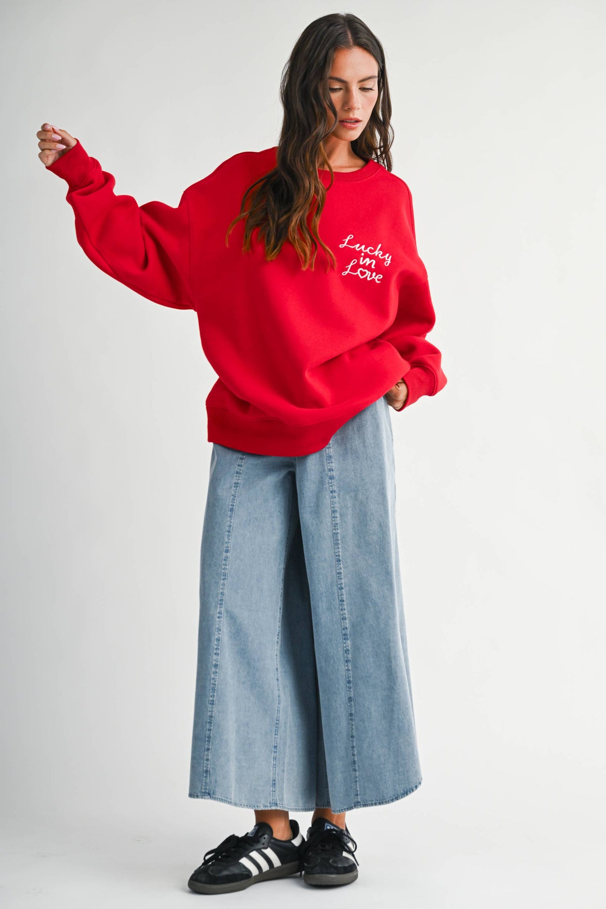 9134GK Modern Vintage Graphic Fleece Pullover