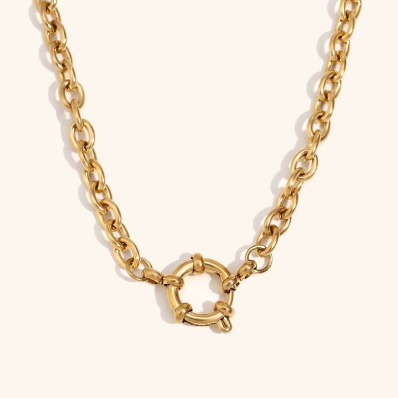 18K Stainless Steel Chain Necklace