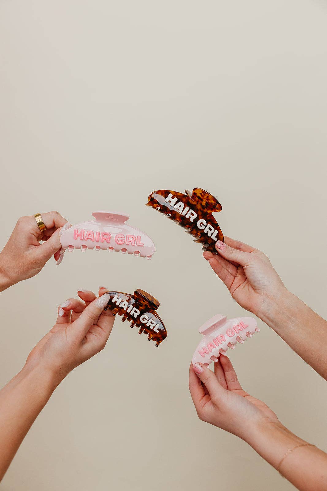HAIR GRL ACETATE CLAW - TWO SIZES