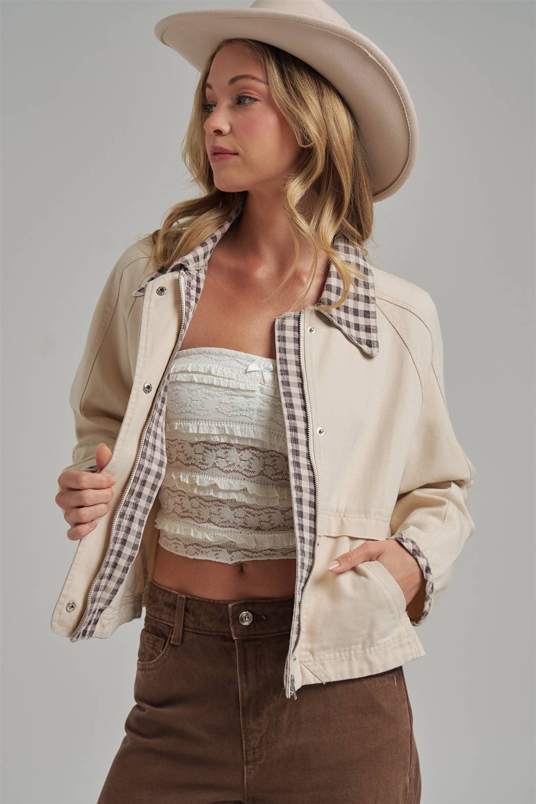 Vintage Oxford Twill Fall Jacket