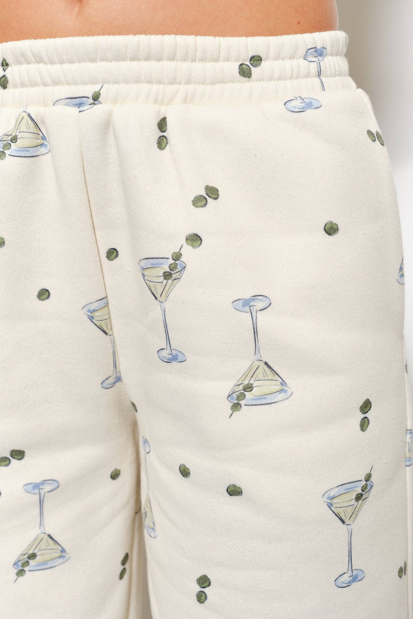 Billie Martini Sweat Pants - Playful, Lounge, Comfy