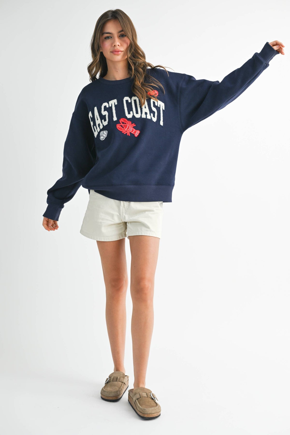 9134GK Modern Vintage Graphic Fleece Pullover