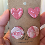 Love Lolo Polymer Clay stud pack