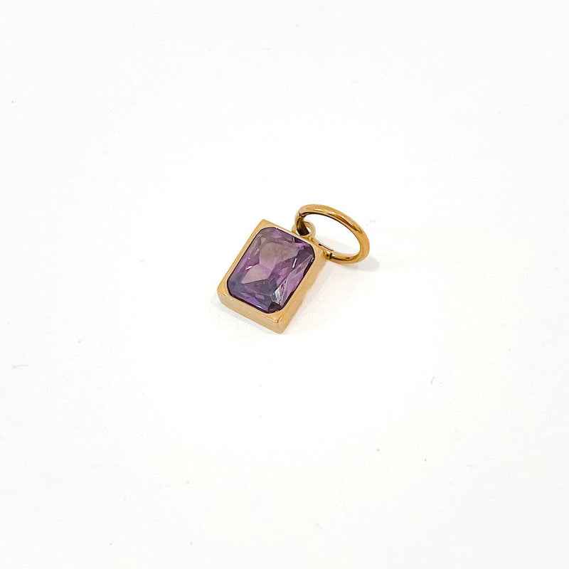 Birthstone Charm Bar Chanelle Charms  - WATERPROOF