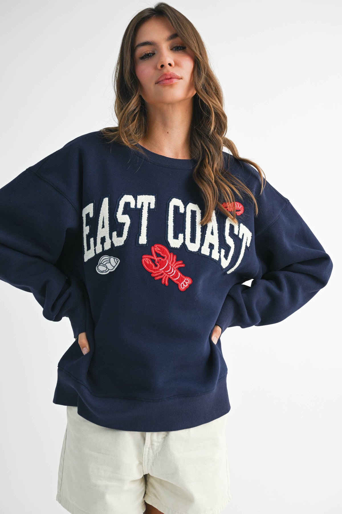 9134GK Modern Vintage Graphic Fleece Pullover