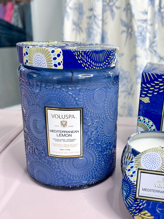 Mediterranean Lemon Large Candle