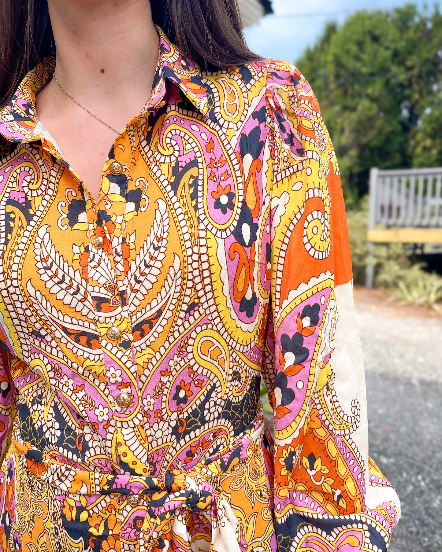 Sunshine Bloom Midi Dress