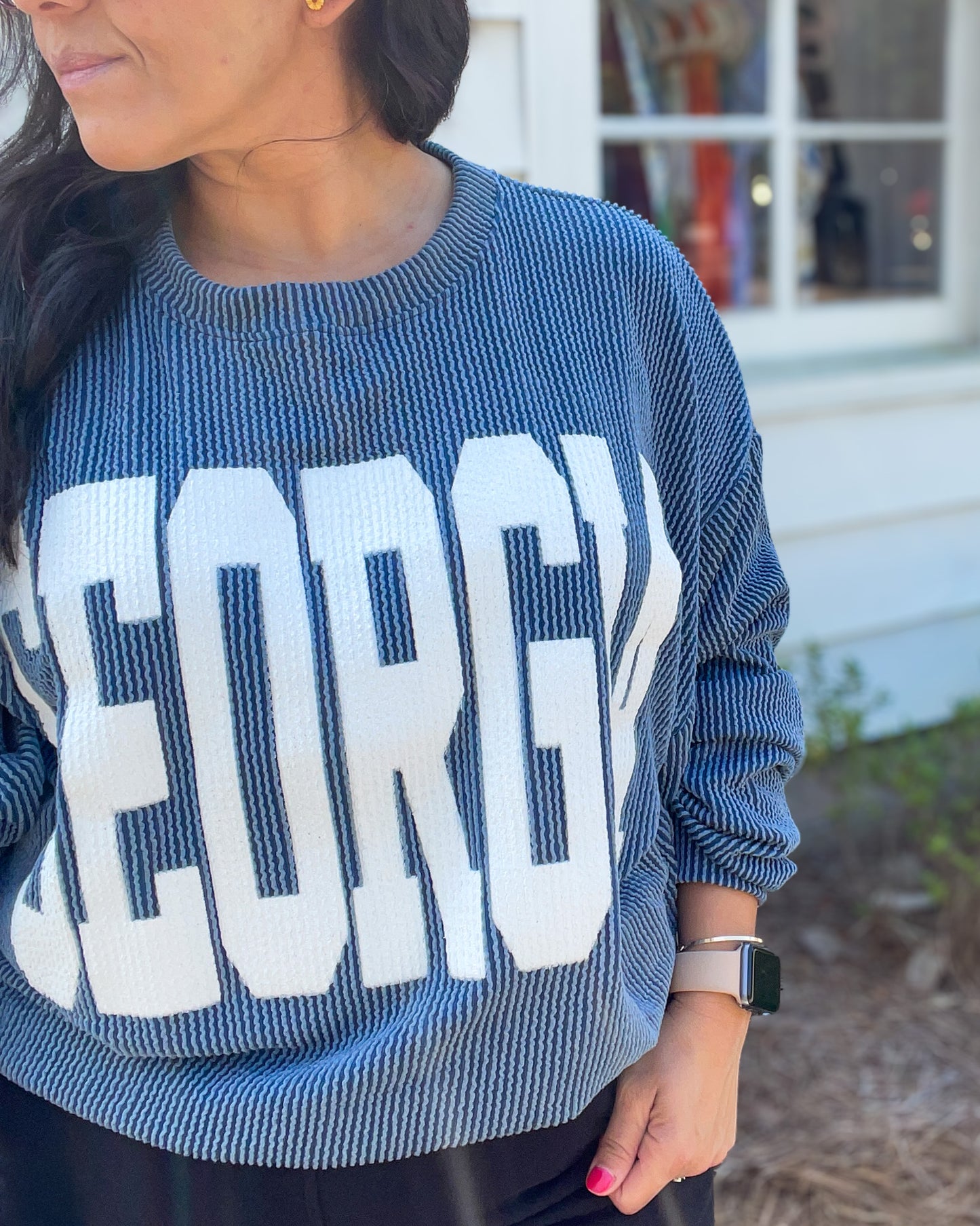 Georgia Comfy Oversize Graphic Sweatshirt, Gameday
