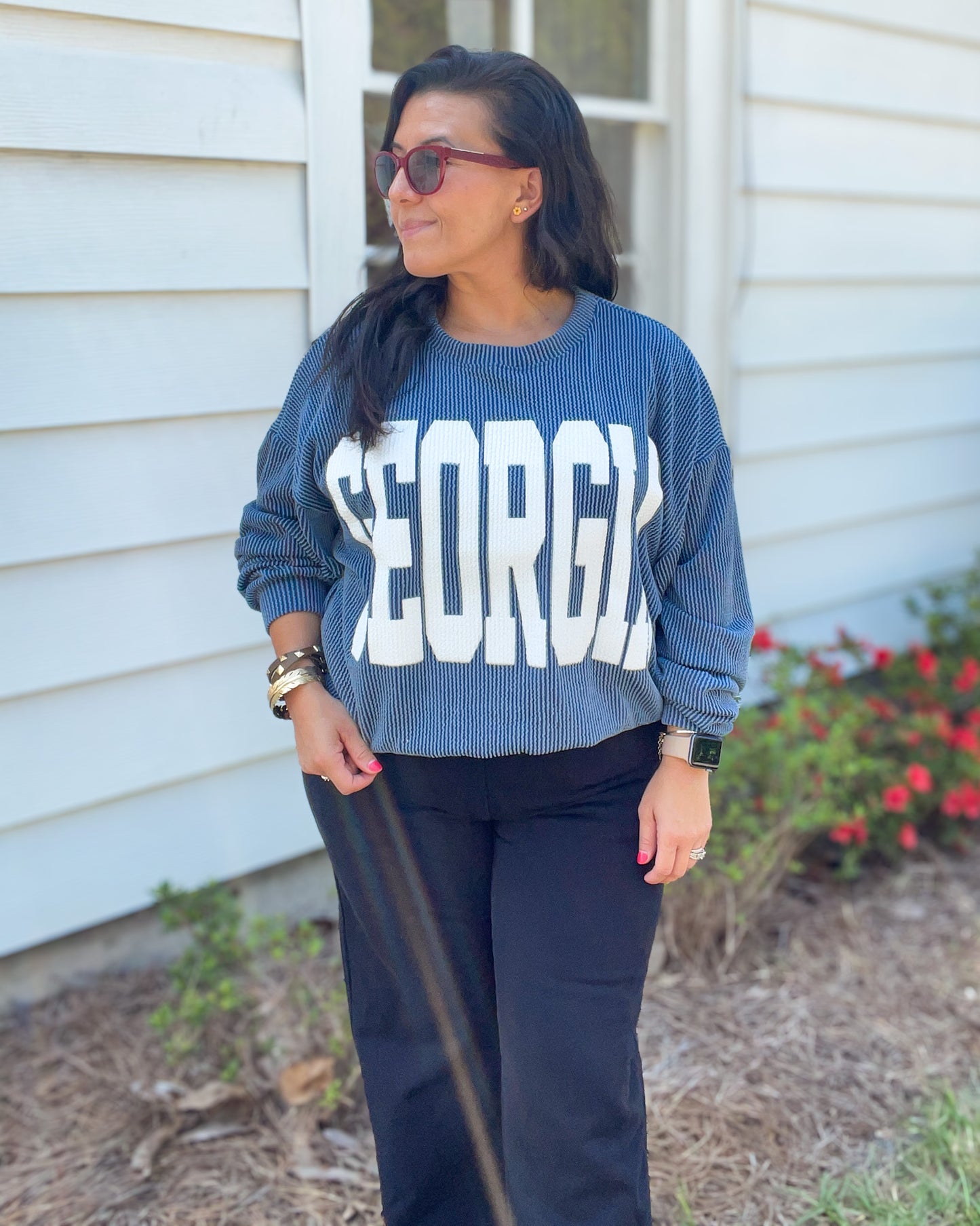 Georgia Comfy Oversize Graphic Sweatshirt, Gameday