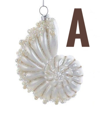 White Shell Ornament