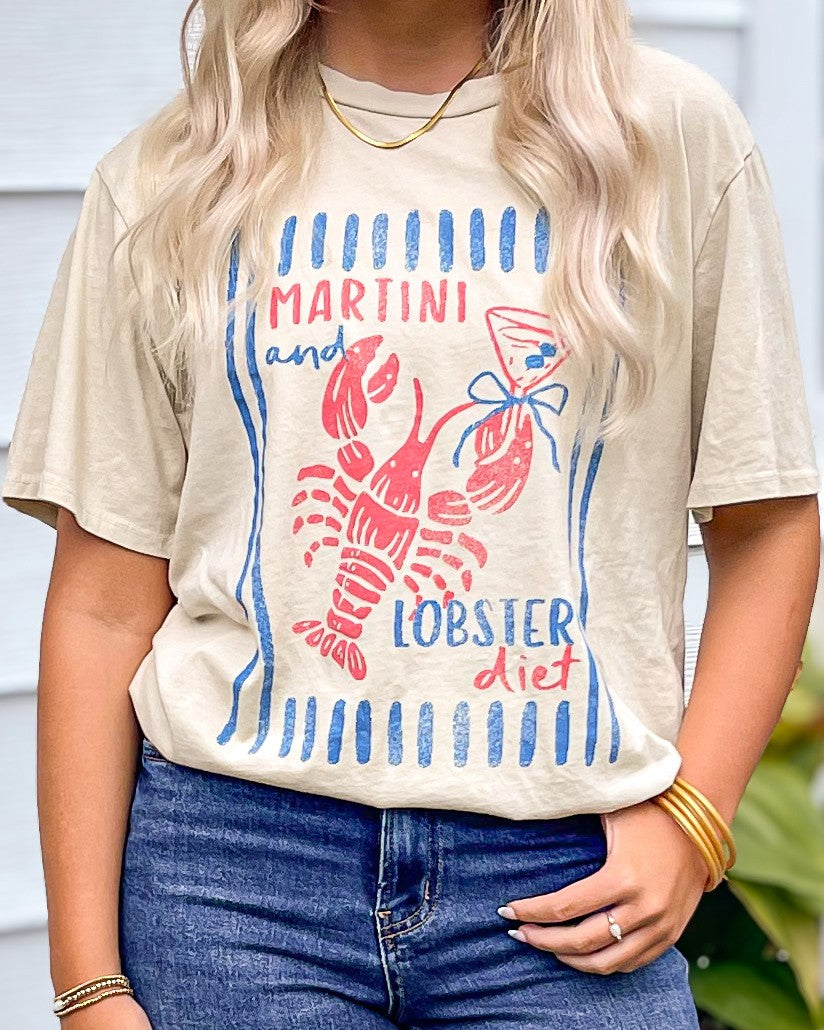 Martini & Lobster Graphic Tee