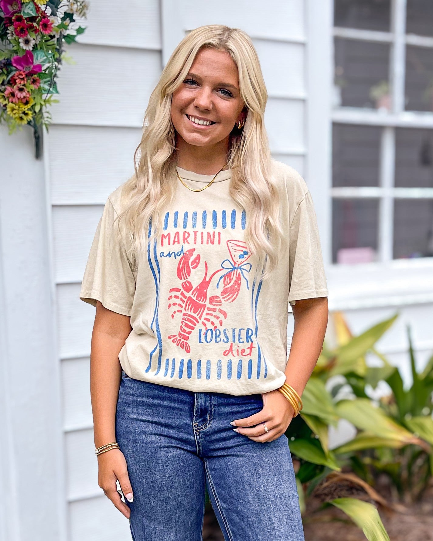 Martini & Lobster Graphic Tee