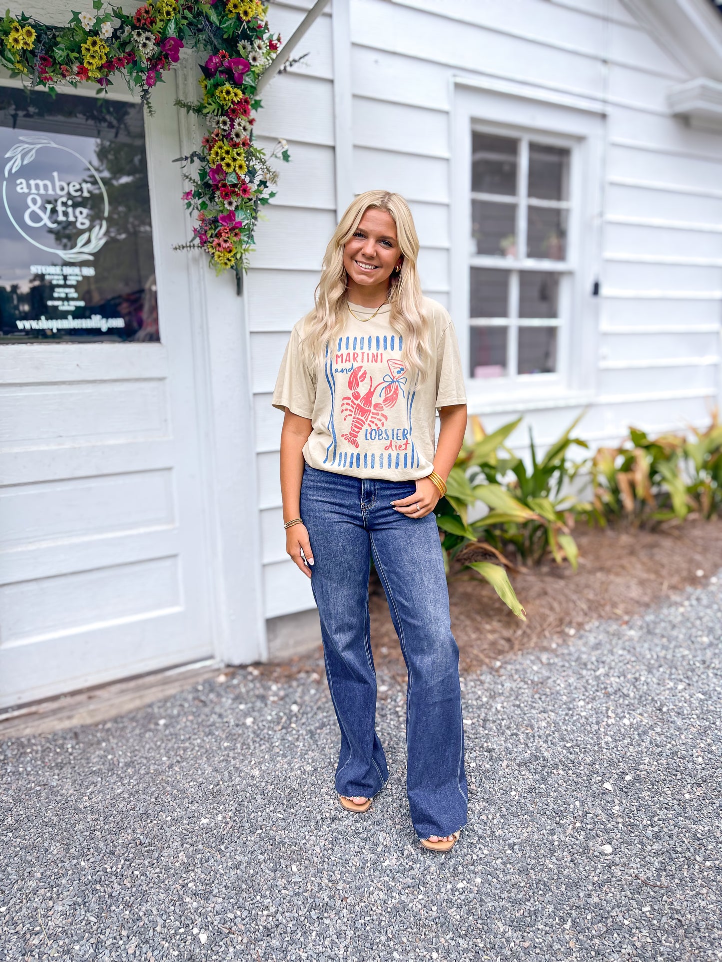 Martini & Lobster Graphic Tee