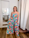 Bright/Fun Patterned Jumpsuit 