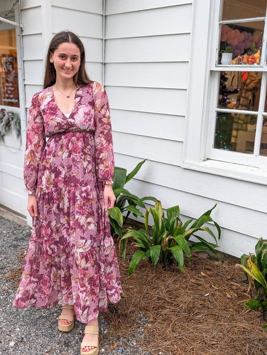 Camellia Mauve Maxi Dress