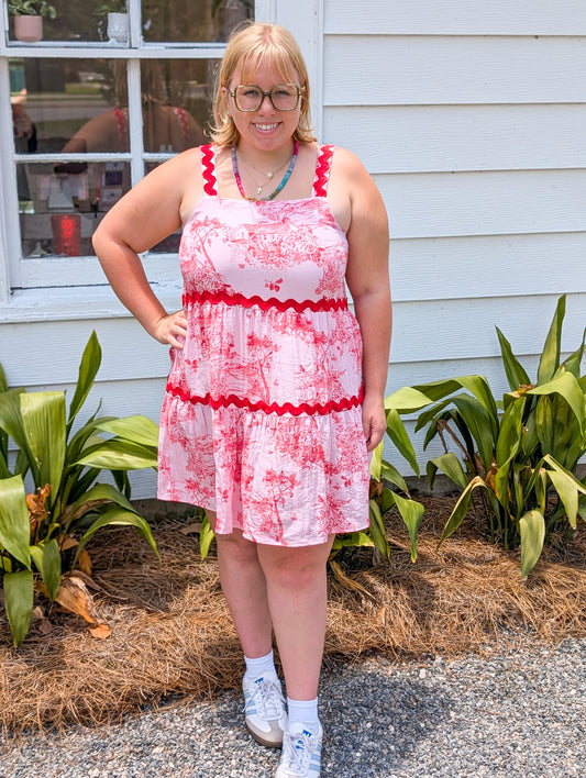 Sunset Cottage Ric Rac Detailed Dress