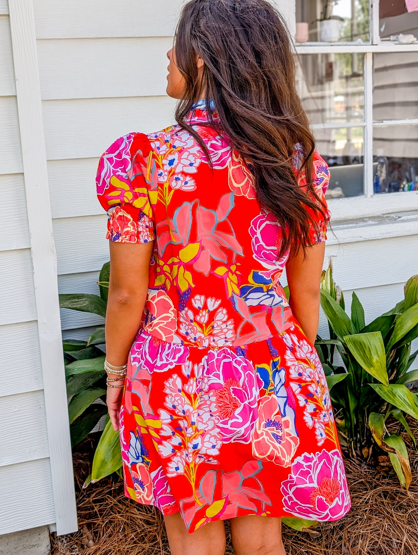 *FINAL SALE*Verny Shift Mini Dress Dercy Floral