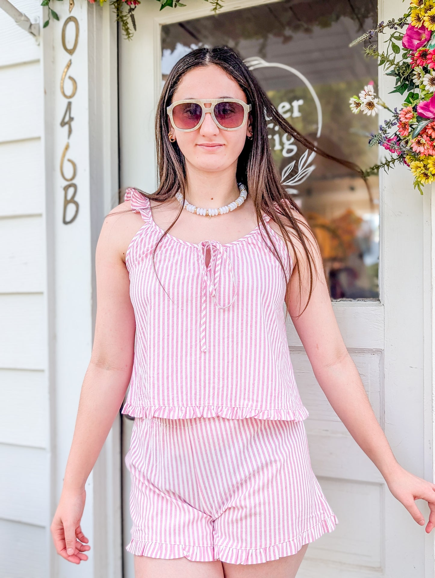 *FINAL SALE*Jet Set Ruffle Top