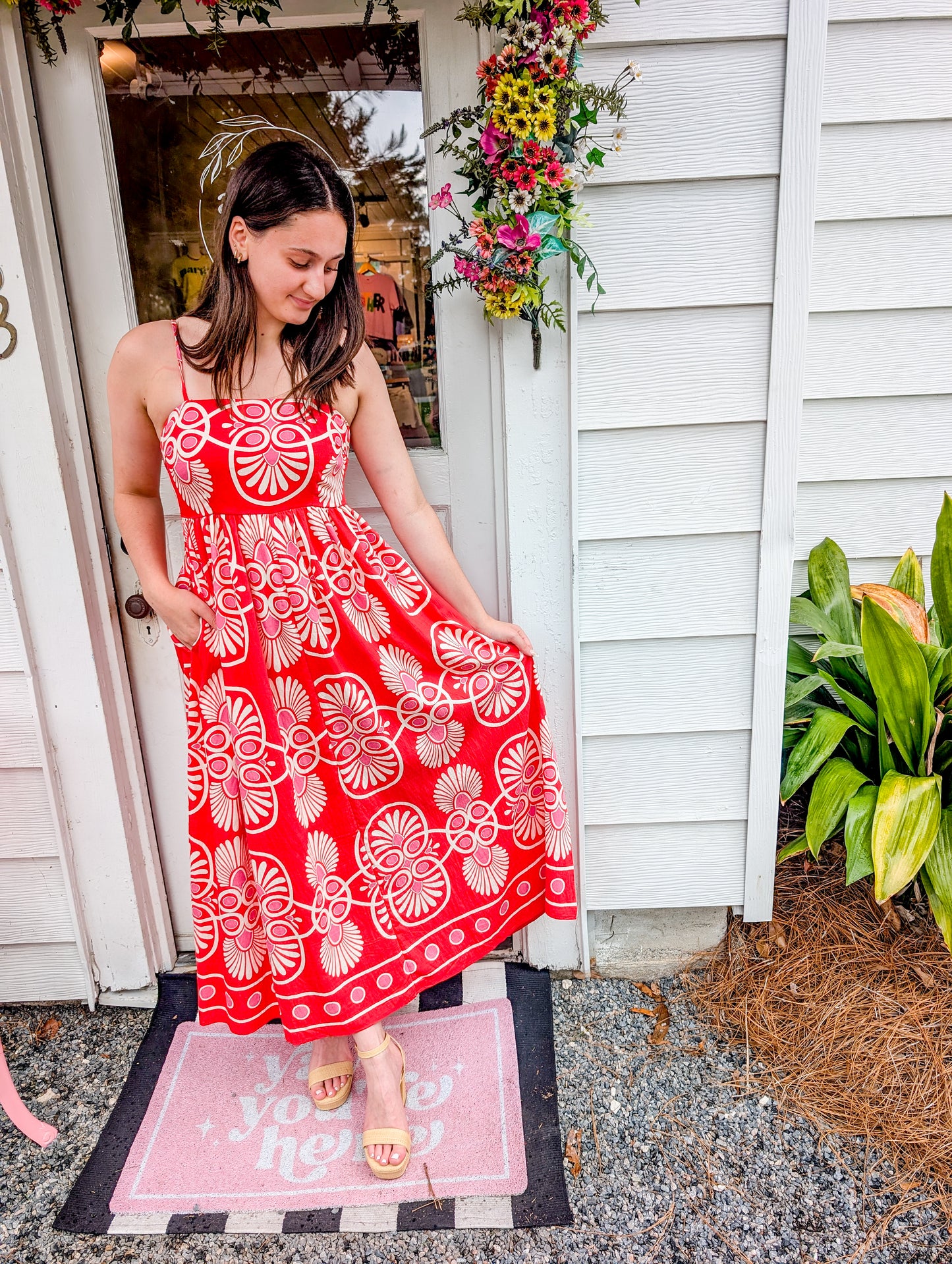 Festival Medallion Maxi Dress