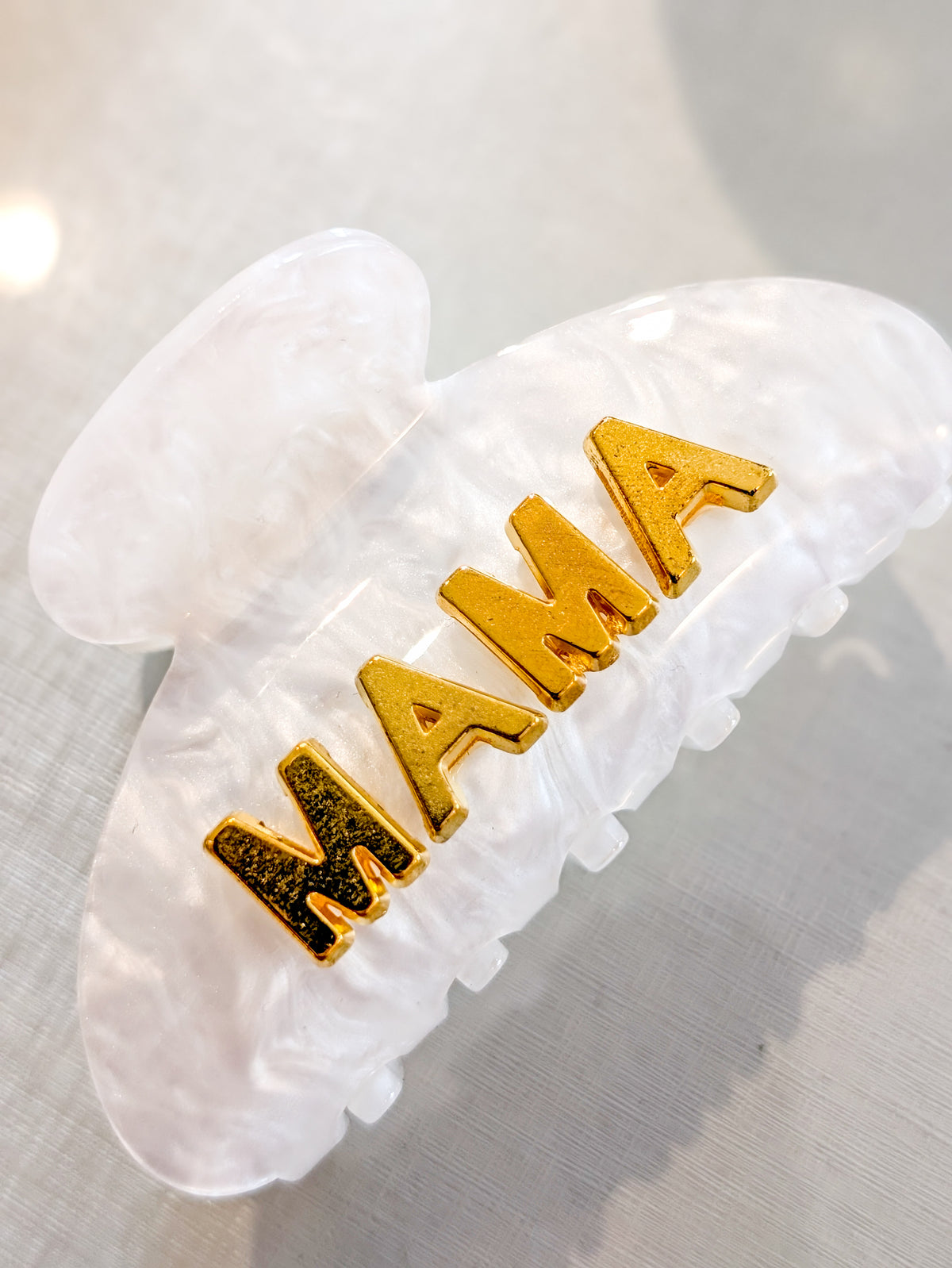 Mama Gold and Pearl Midi Clip