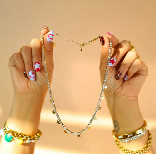 Pre Order Star 18K Gold Coated Stainless Steel Necklace