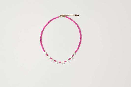 Mother Necklace - Hot Pink