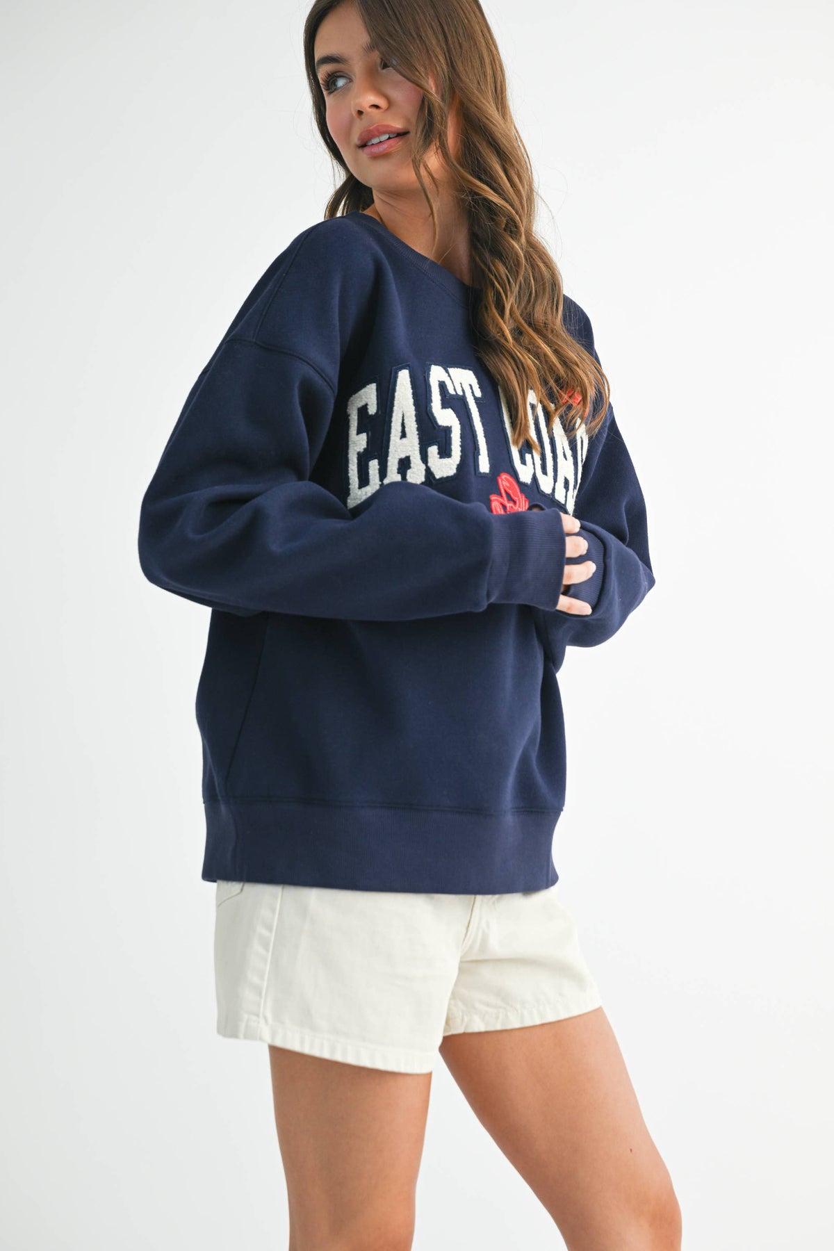 9134GK Modern Vintage Graphic Fleece Pullover