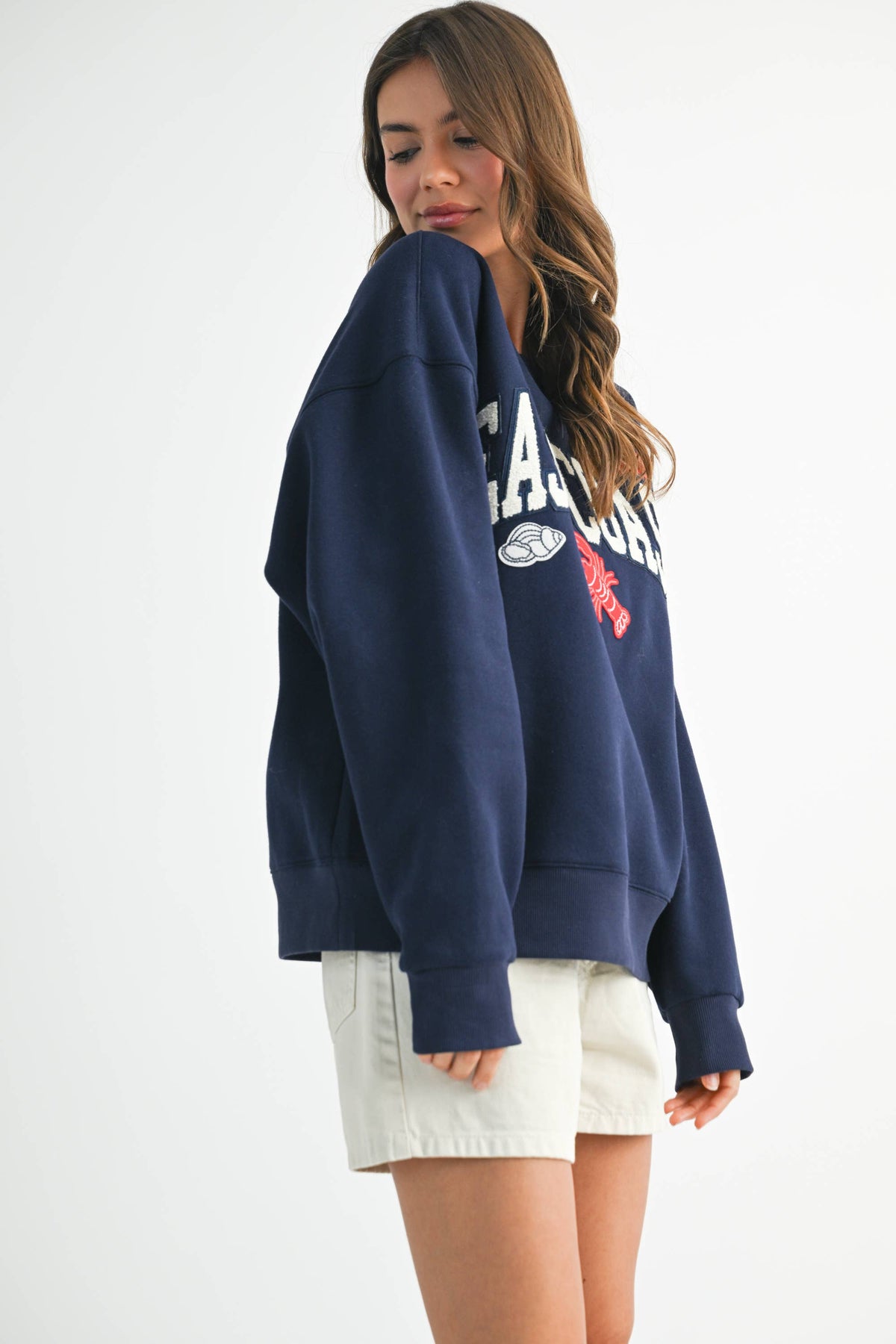 9134GK Modern Vintage Graphic Fleece Pullover