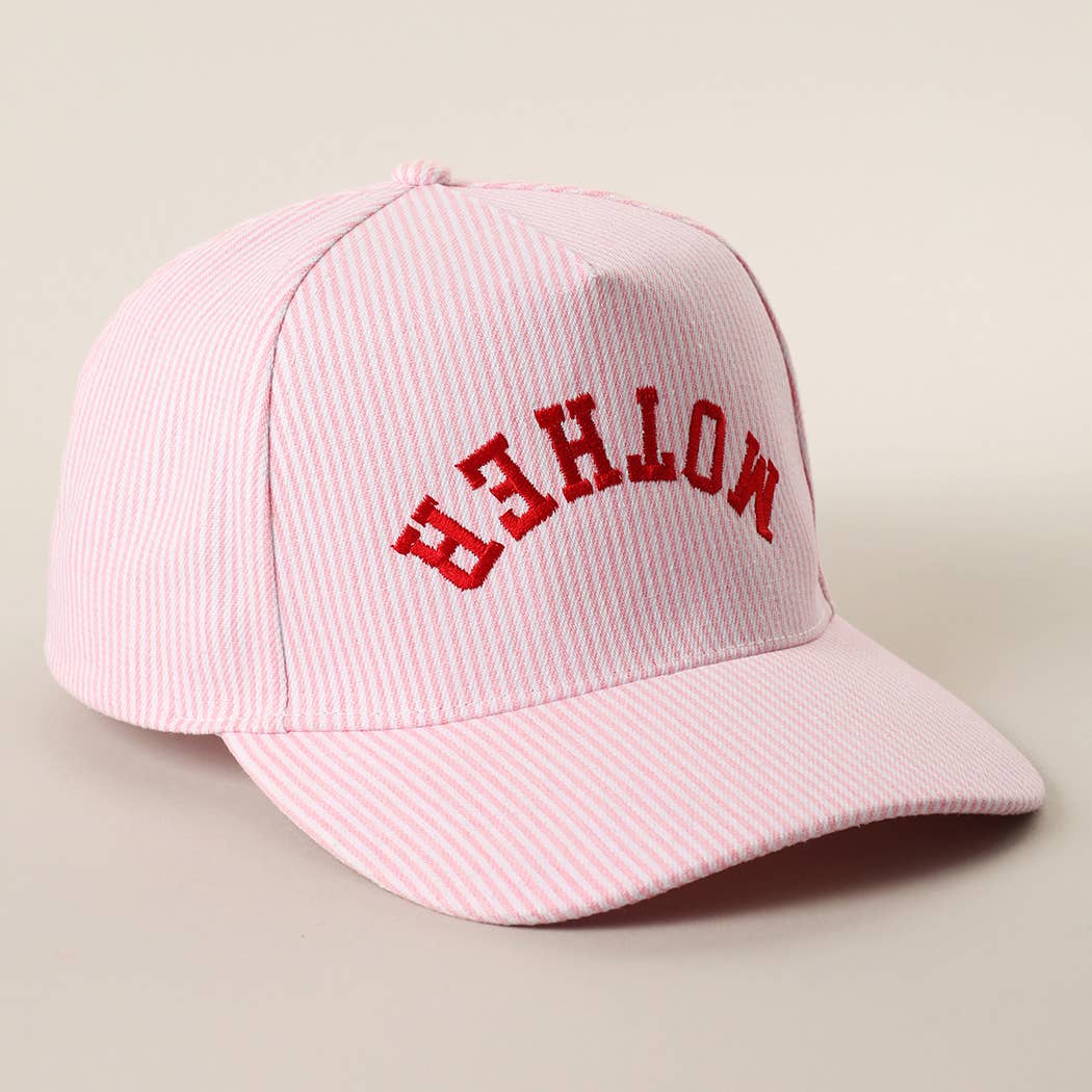 MOTHER Upside Down Embroidered Trucker Hat