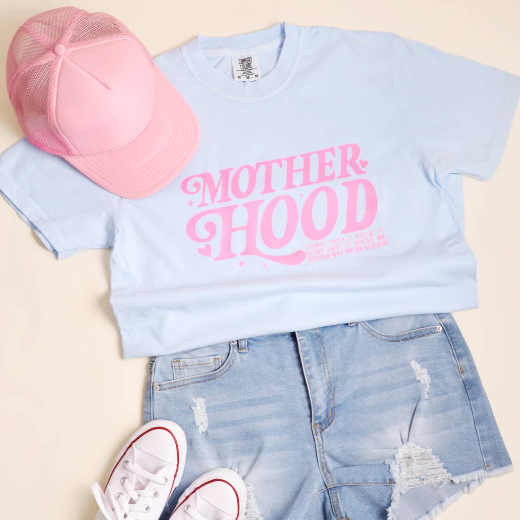 *FINAL SALE*Motherhood Graphic Garment-Dyed Heavy Cotton T-Shirt