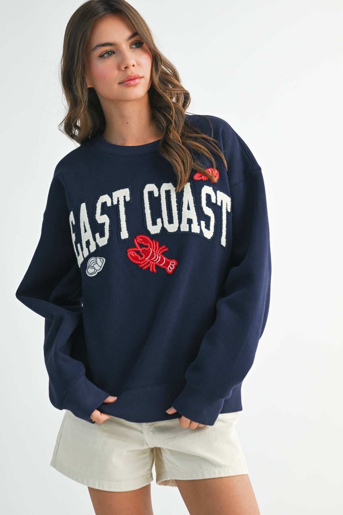 9134GK Modern Vintage Graphic Fleece Pullover