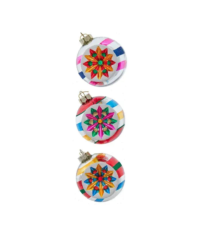 Multi Colored Reflective Ornament
