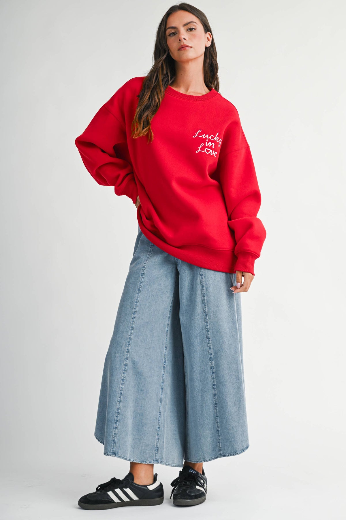 9134GK Modern Vintage Graphic Fleece Pullover