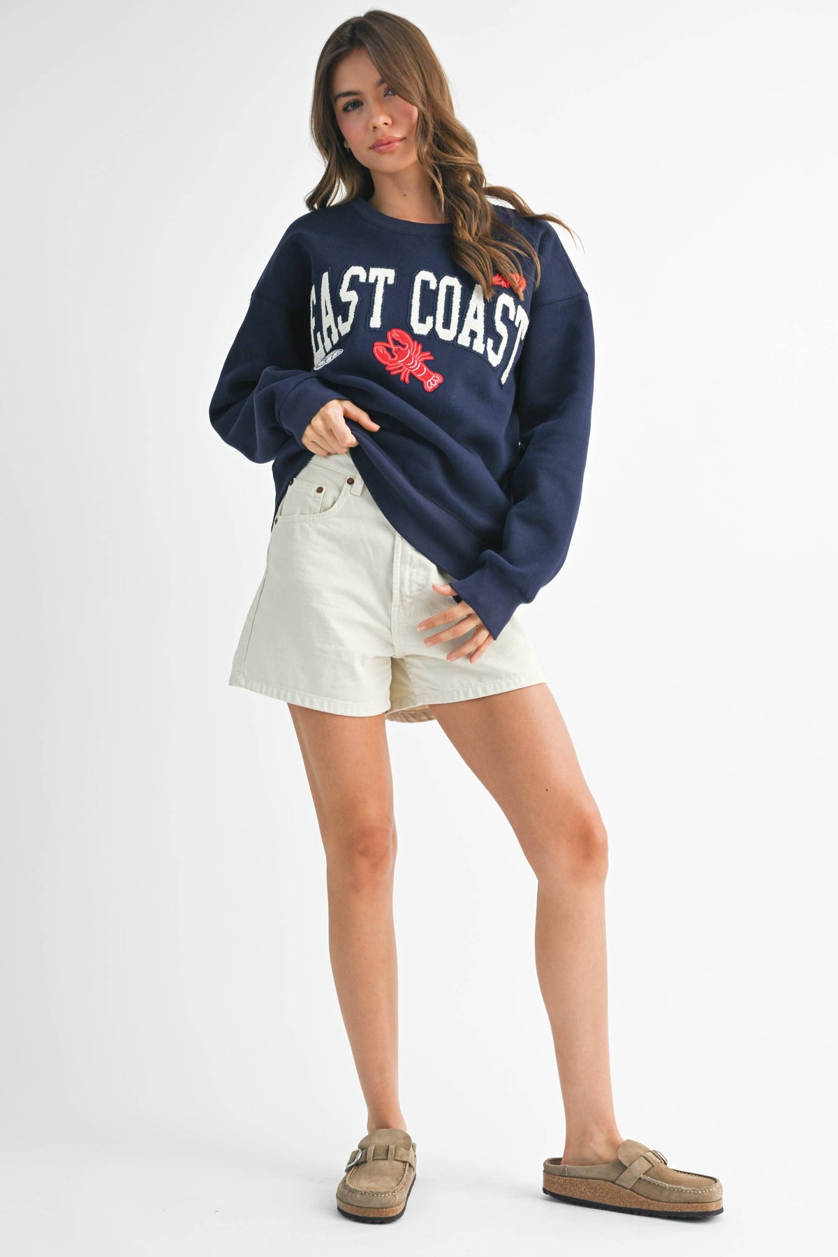 9134GK Modern Vintage Graphic Fleece Pullover