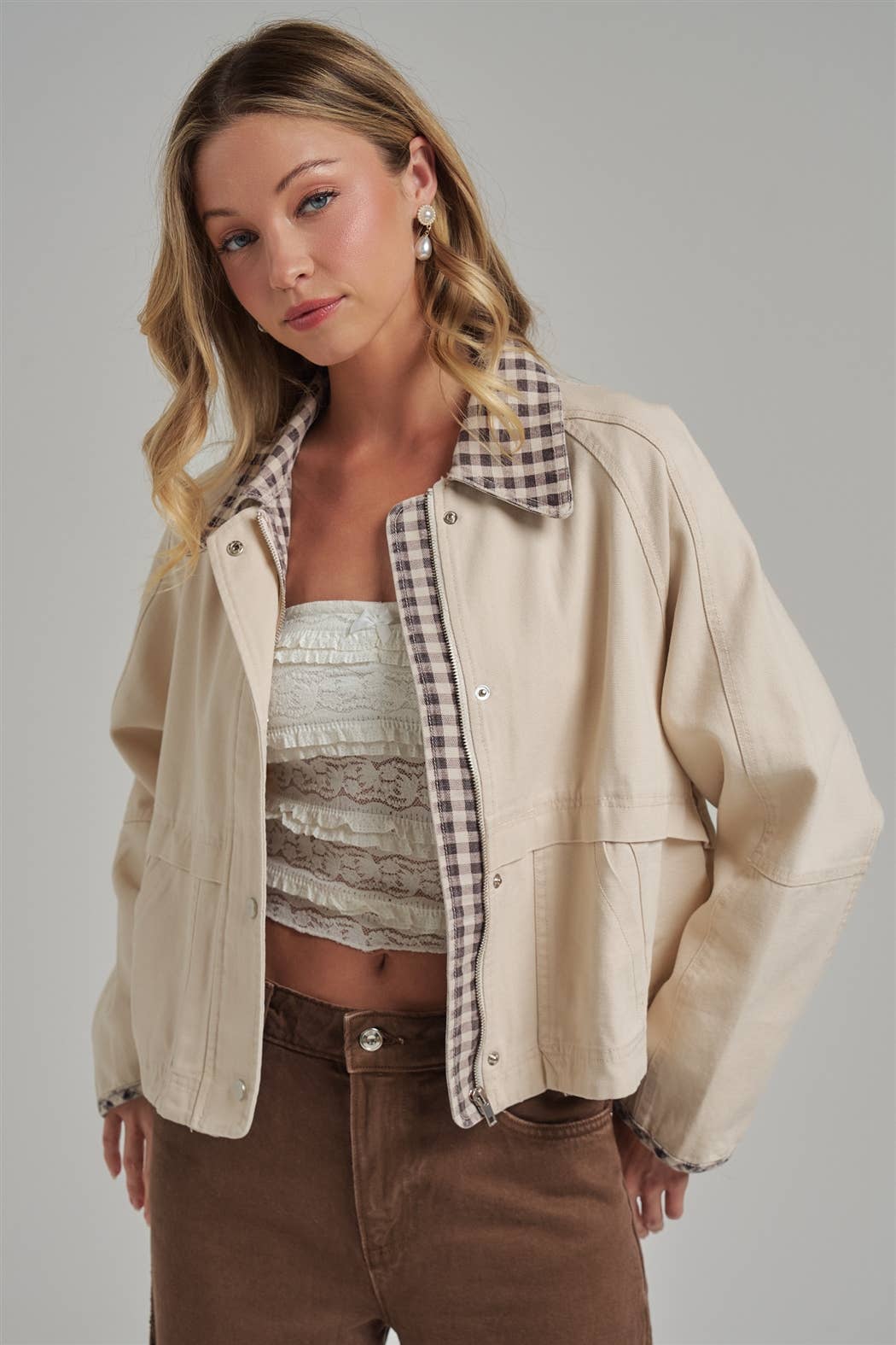 Vintage Oxford Twill Fall Jacket