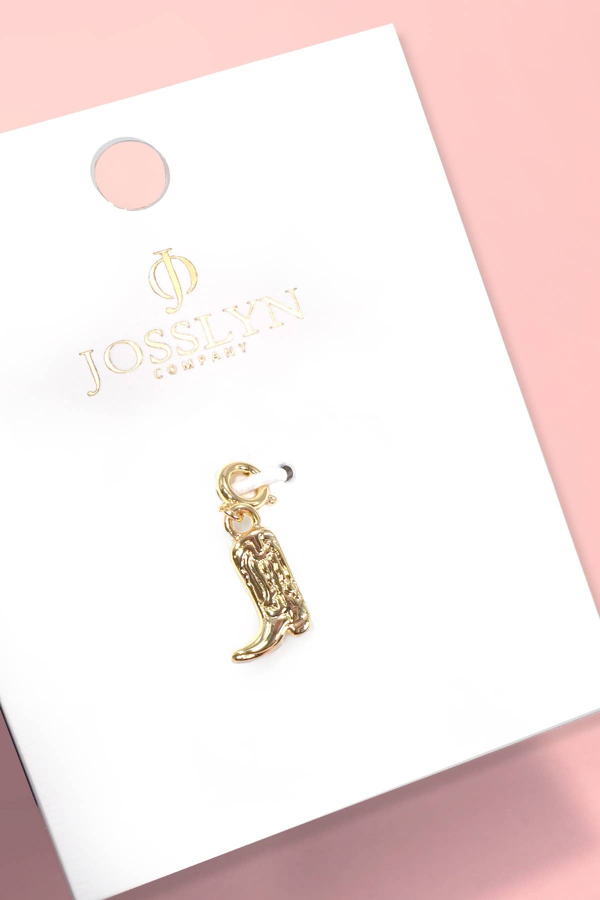 Charm 18K Real Gold Dipped with Spring Ring Clasp